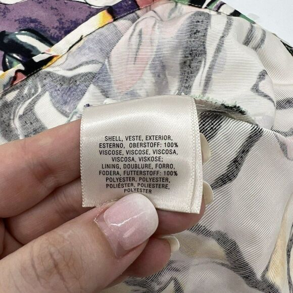 HD in Paris Anthropologie Women’s Size 2 Lucille Peplum Floral Tank - Picture 5 of 5